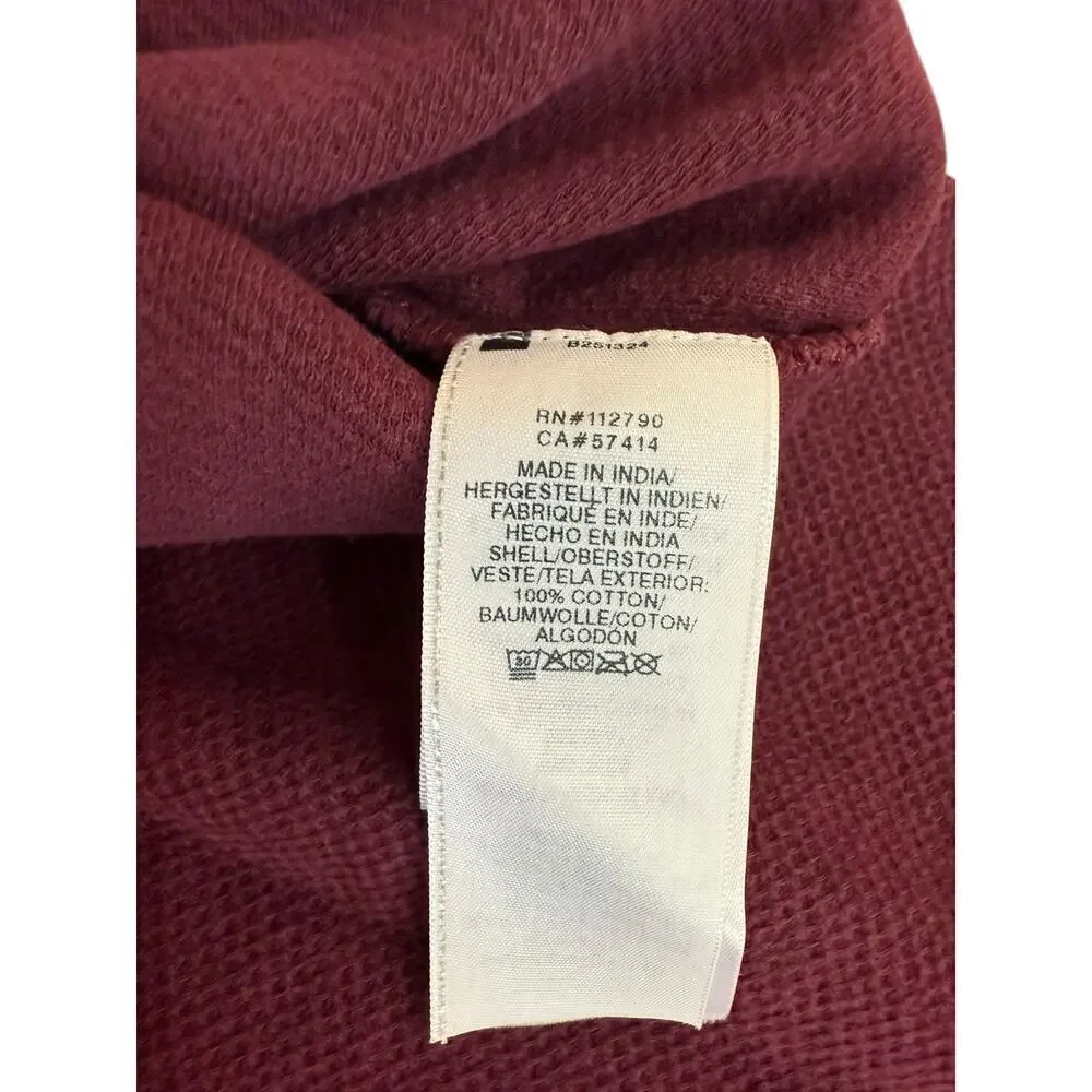 True Religion Men's Red Auburn Waffle Knit Thick Polo Shirt Size Small